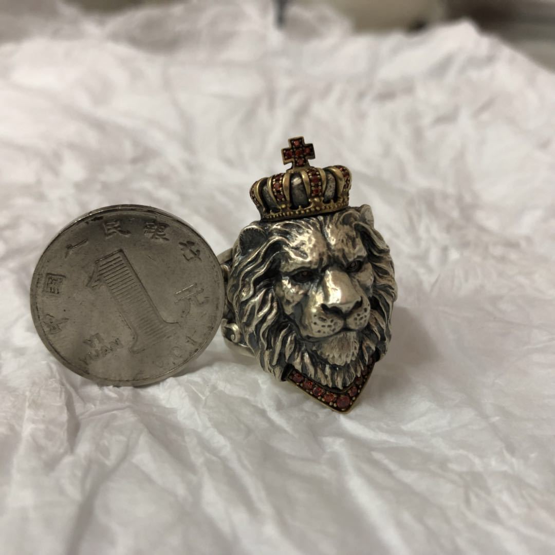Vintage Lion Ring | Gold & Silver Unisex Statement Jewelry