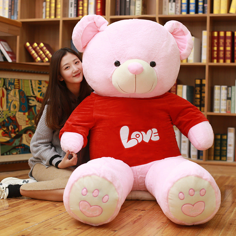The Ribbon Hug Bear — Luxury Plush Teddy Collection