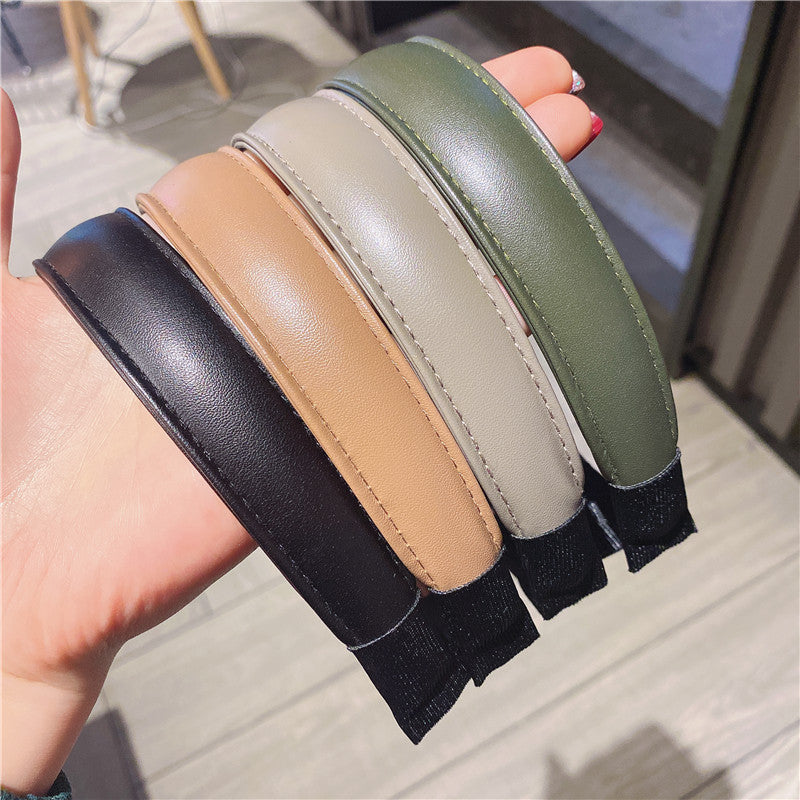 Minimalist Leather Headband — Versatile Everyday Elegance