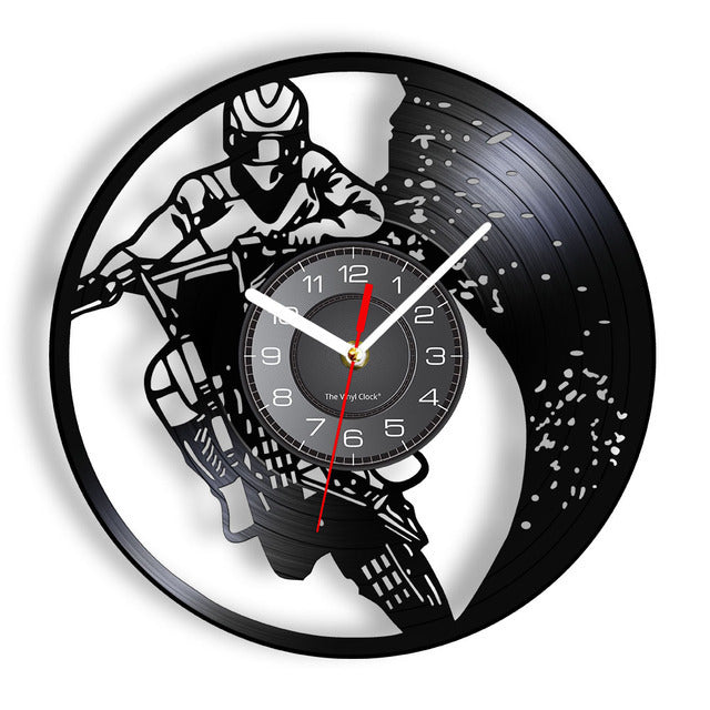 Frameless Mirror Wall Clock — Minimalist Home Decor
