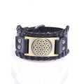 Men's Leather & Metal Bracelet — Refined Edge
