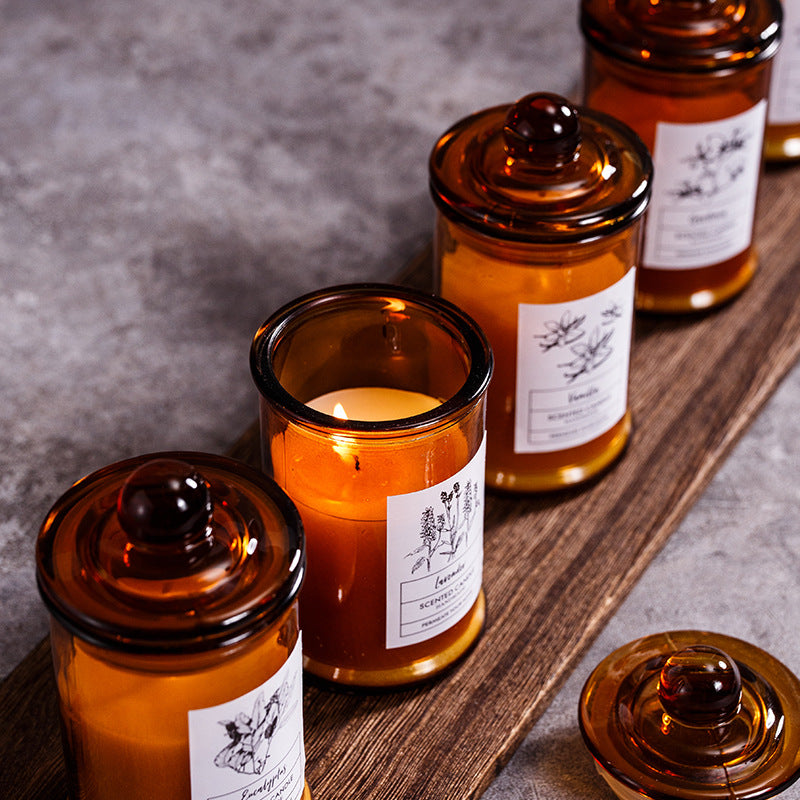 Minimalist Soy Wax Botanical Candle — 6 Signature Scents