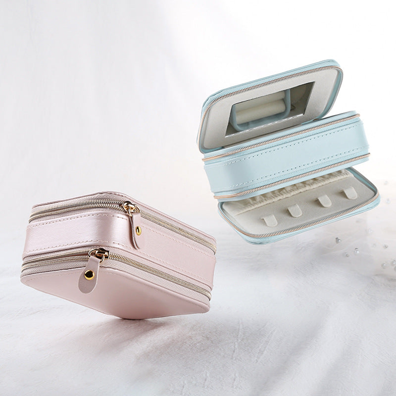 PU Leather Jewelry Box — Korean Style Organiser