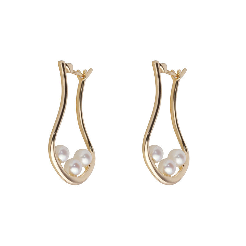 Pearl Lumière – 925 Sterling Silver Freshwater Pearl Luxury Stud Earrings