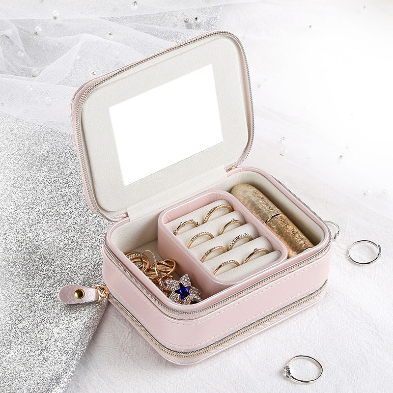 PU Leather Jewelry Box — Korean Style Organiser