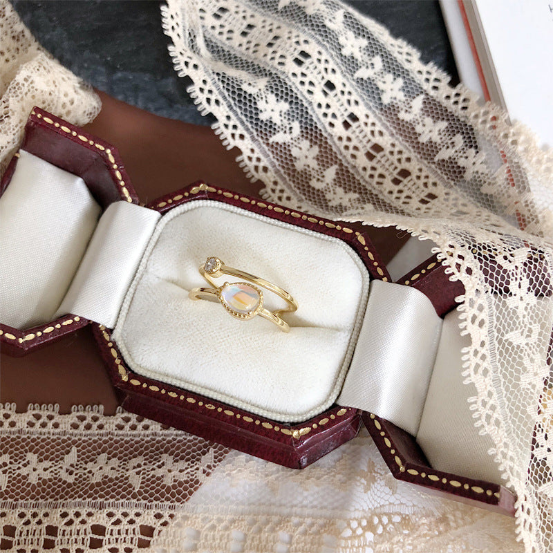 Dorée — Gold Crystal Adjustable Ring