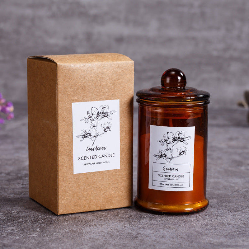 Minimalist Soy Wax Botanical Candle — 6 Signature Scents