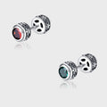Punk Duality – 925 Sterling Silver Reversible Micro Pavé Vintage Screw Earrings