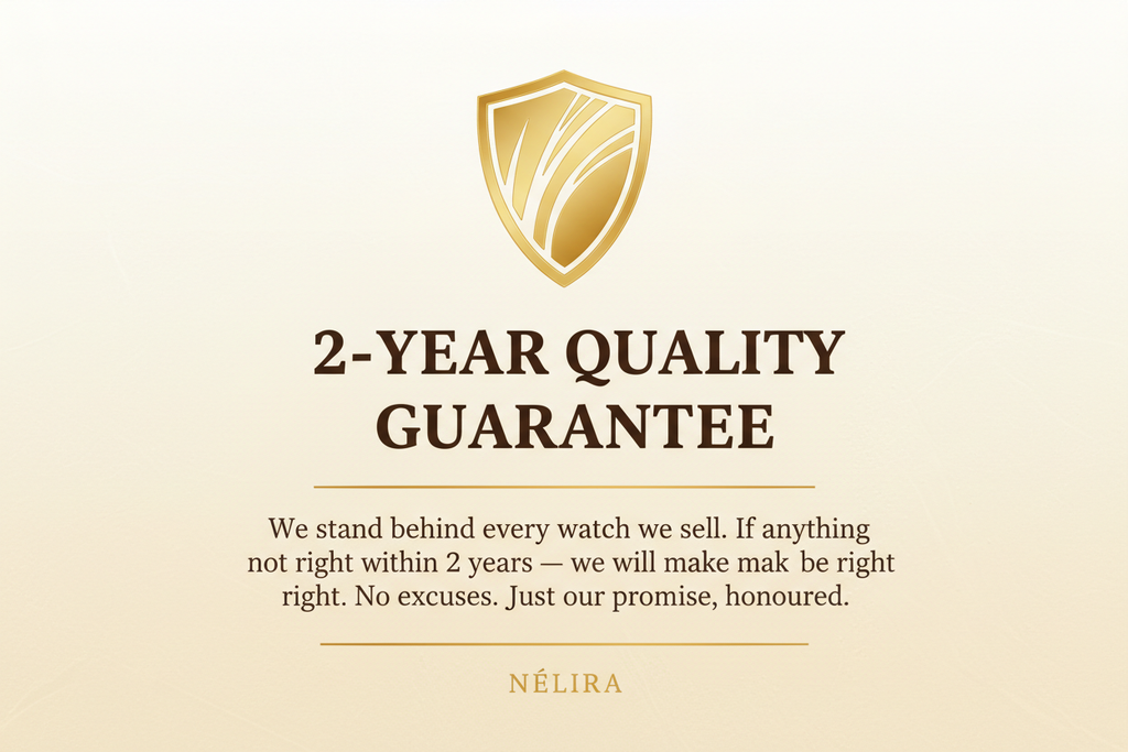 2-Year Quality Guarantee Badge with NÉLIRA