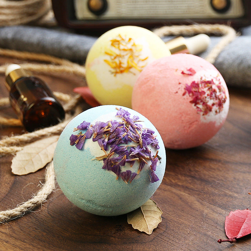 Colour Burst Bath Bomb Sphere — Essential Oil Gift Collection
