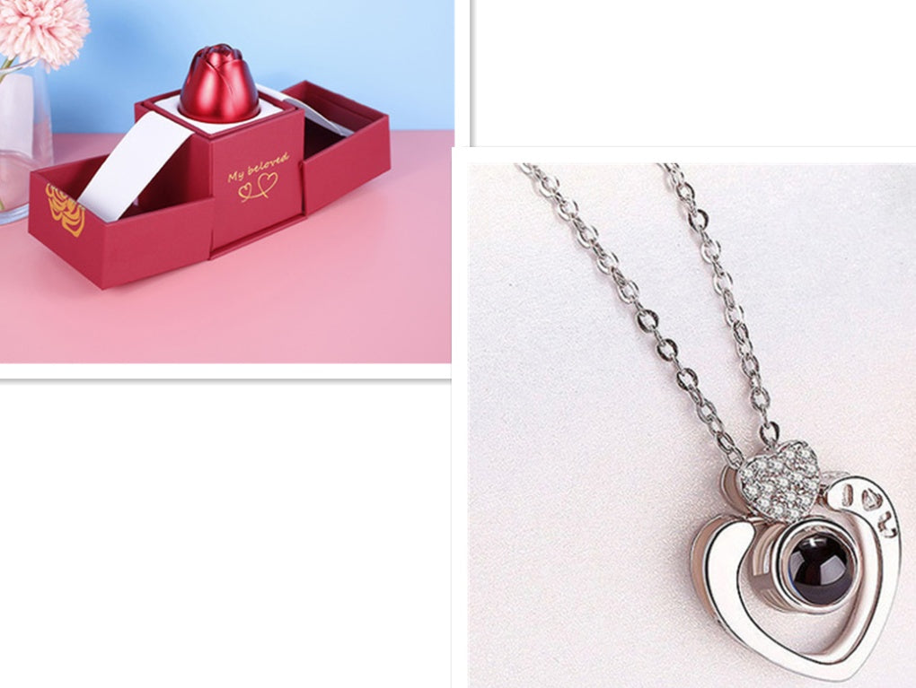 Eternal Rose — Crystal Necklace & Luxury Gift Box