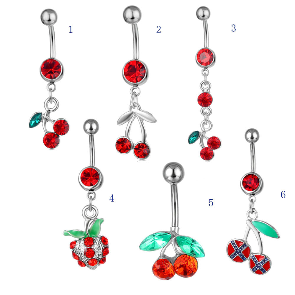 Fruitée — Playful Fruit Belly Button Ring