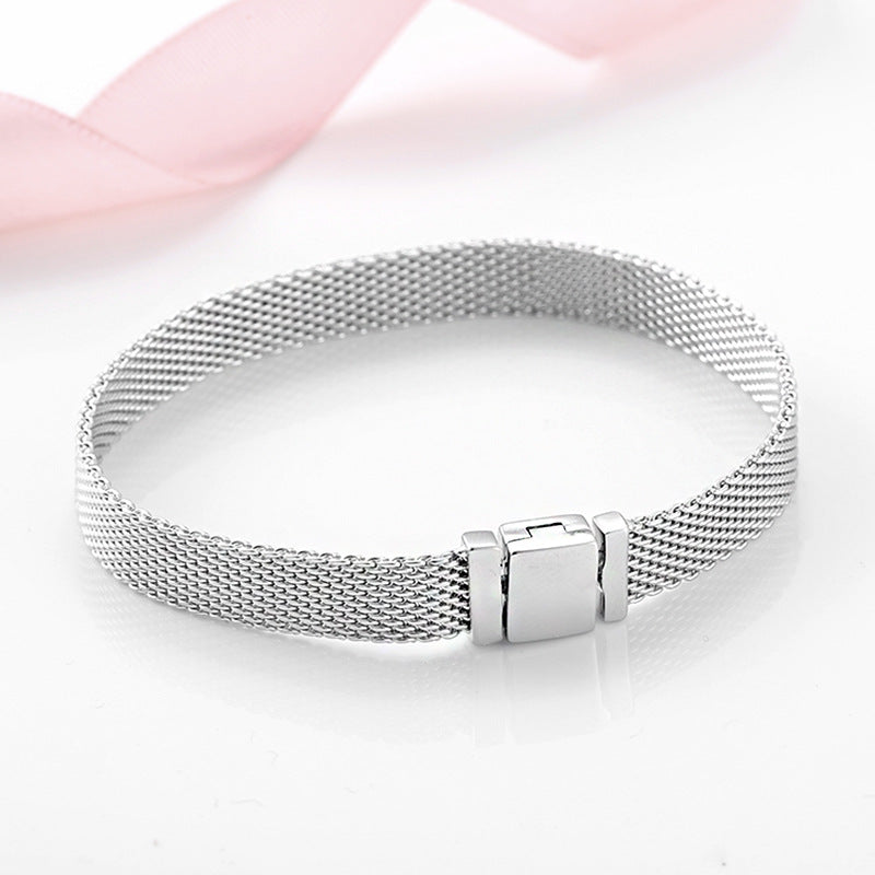 Silver Mist – 925 Sterling Silver Oxidized Bead Luxury Bracelet