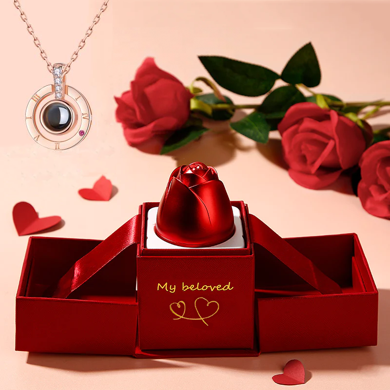 Eternal Rose — Crystal Necklace & Luxury Gift Box