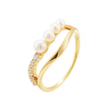 Duelle Freshwater Pearl Double Ring