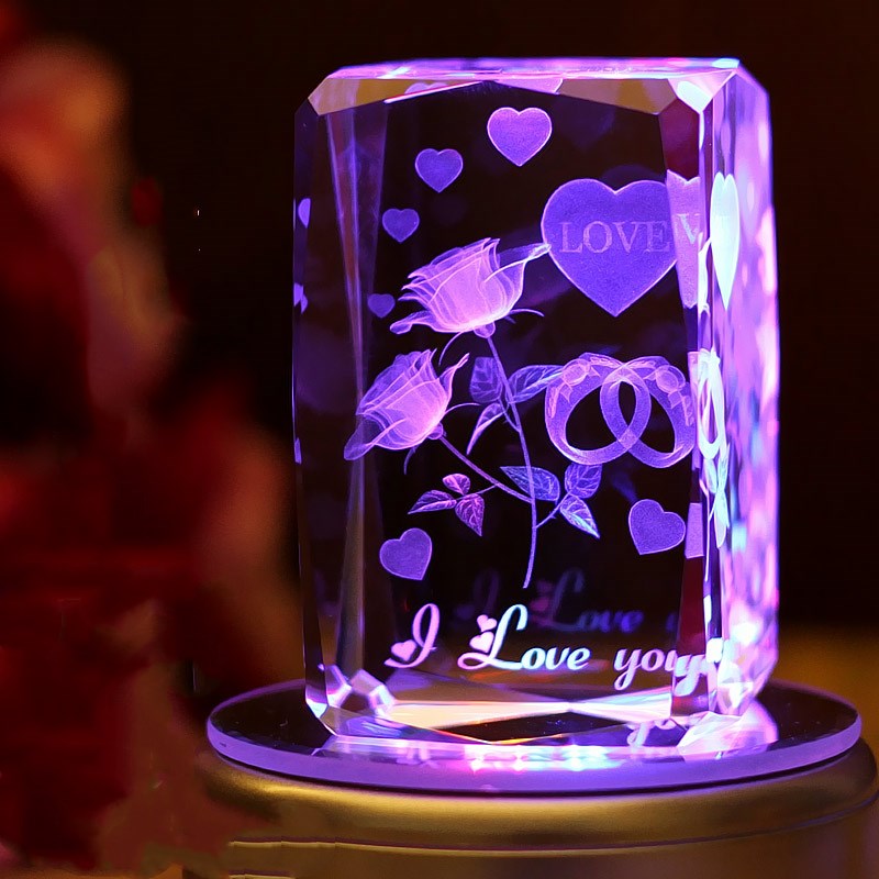 Crystal Bloom — LED Crystal Light | Luxury Gift Box
