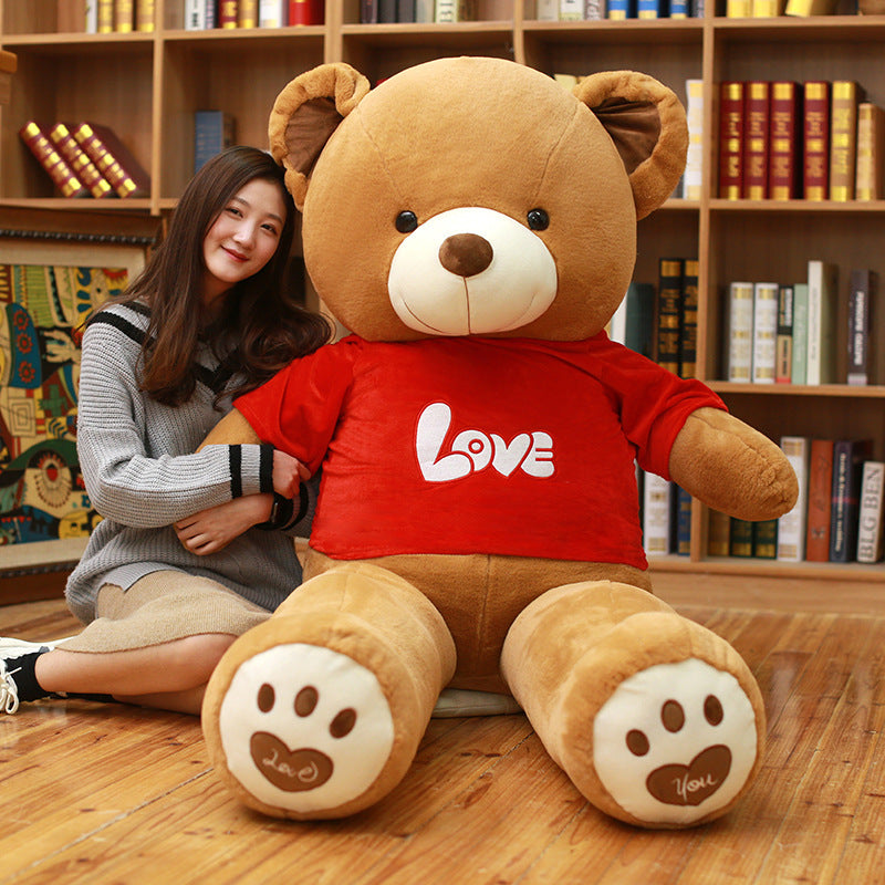 The Ribbon Hug Bear — Luxury Plush Teddy Collection