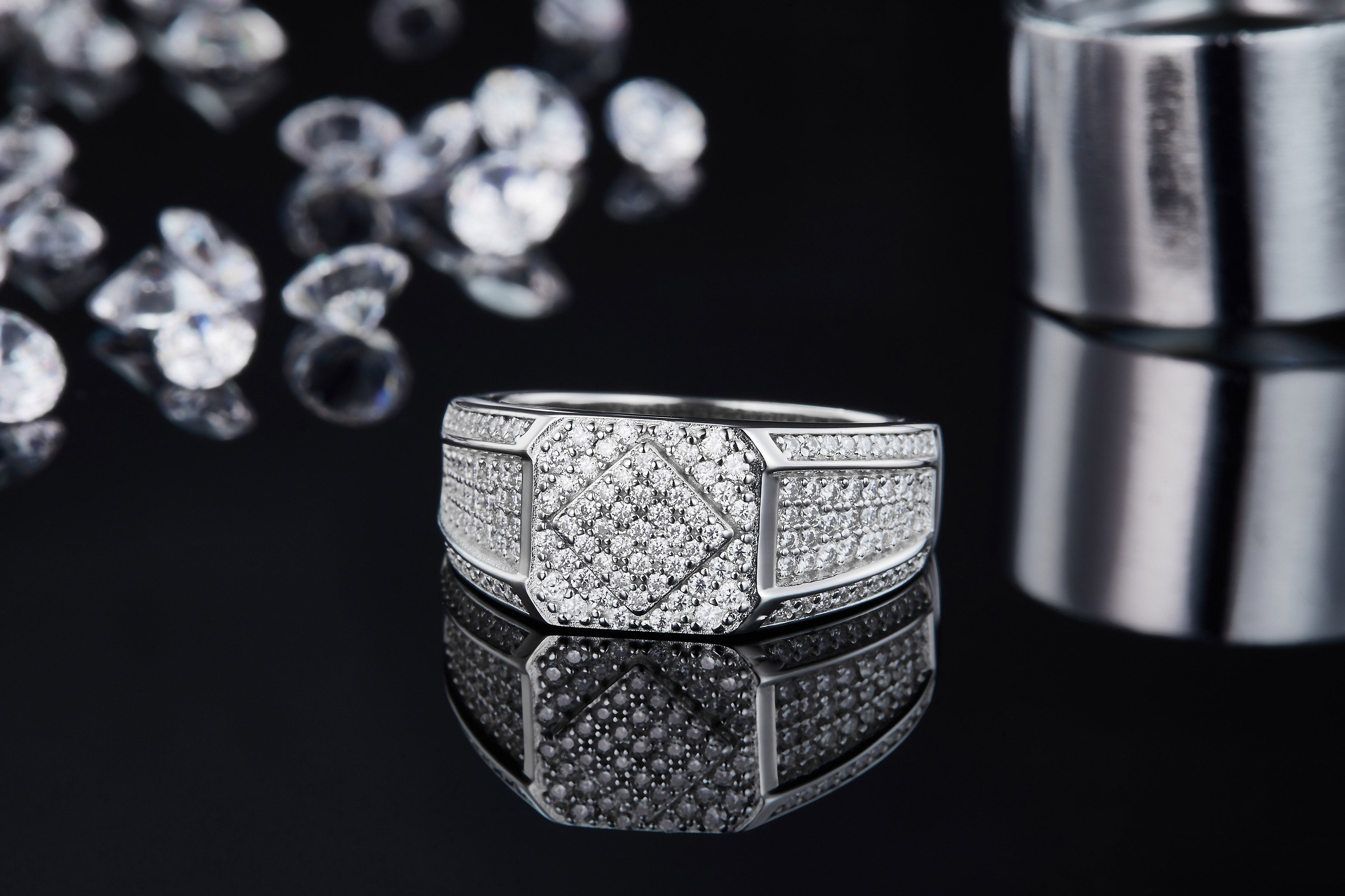 Prestige — Men’s Moissanite S925 Silver Ring