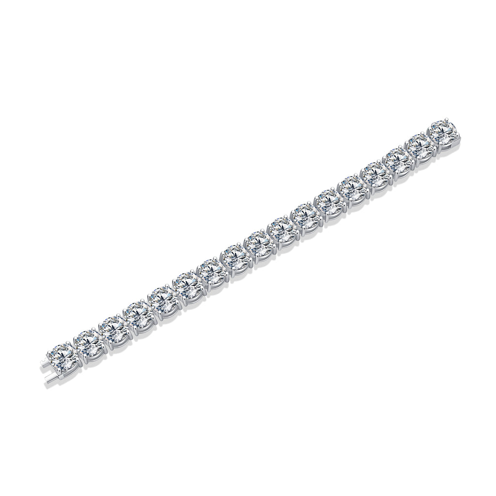 Splendeur — 5-Carat Moissanite Silver Bracelet