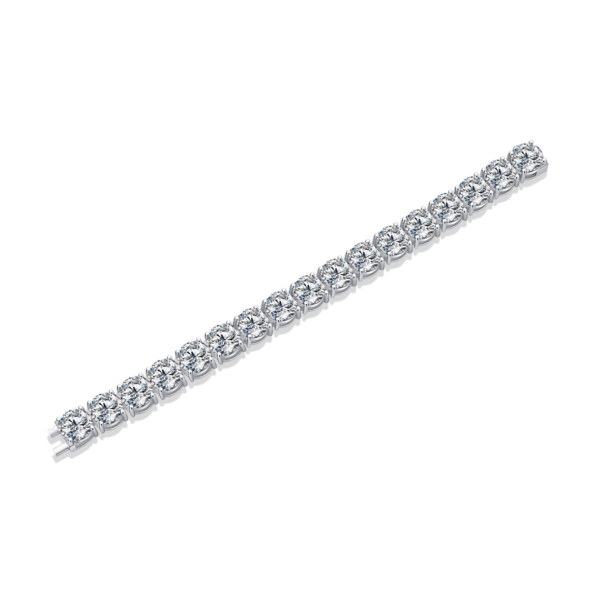 Splendeur — 5-Carat Moissanite Silver Bracelet