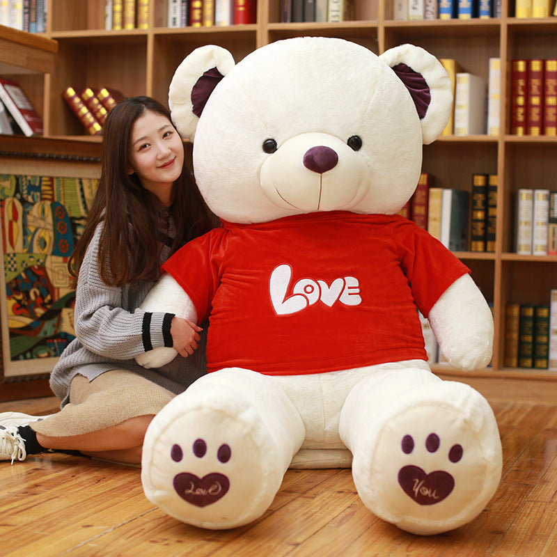 The Ribbon Hug Bear — Luxury Plush Teddy Collection