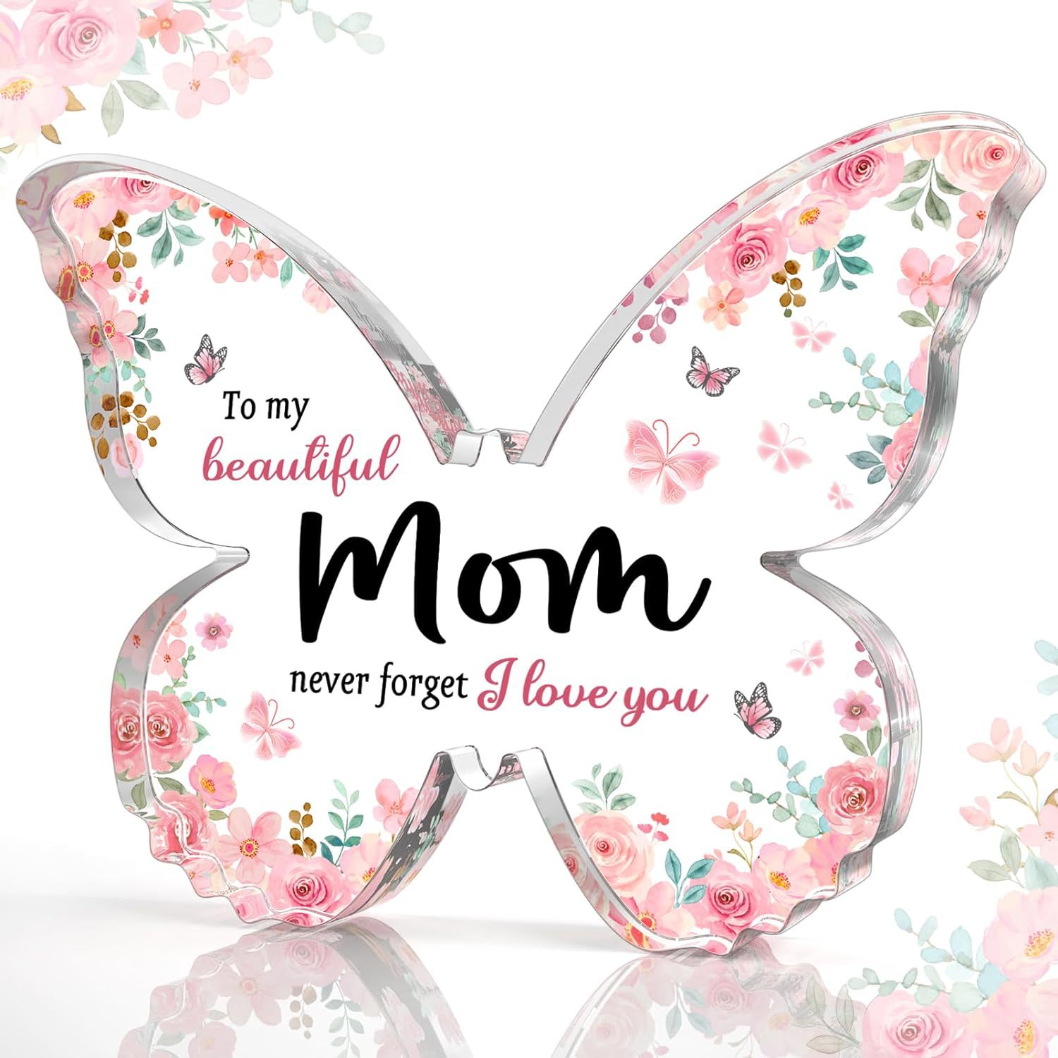 Butterfly Acrylic Keepsake — Personalised Gift for Her