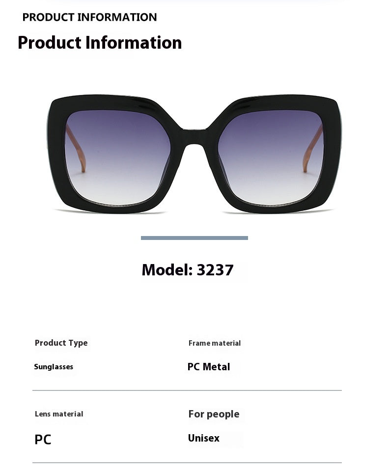 Square Oversized Sunglasses | Tortoiseshell & Gradient Frames | 7 Colours