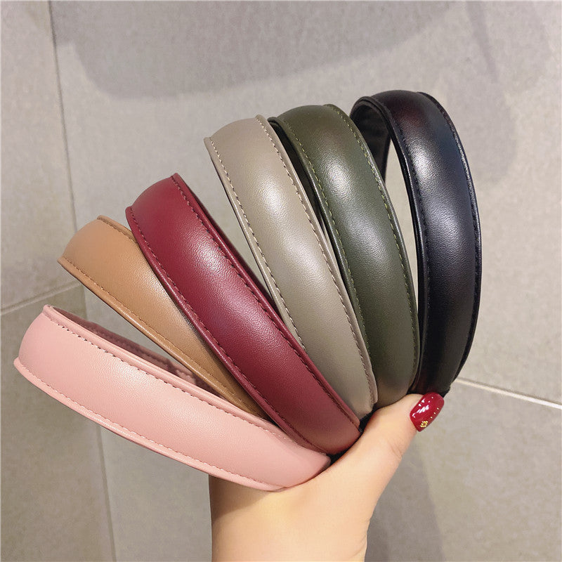 Minimalist Leather Headband — Versatile Everyday Elegance