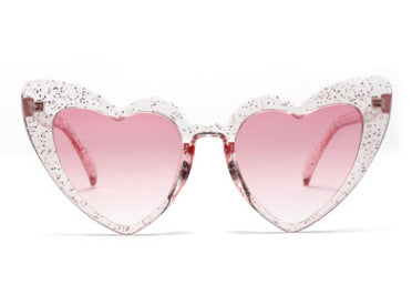 Peach Heart Sunglasses — Romantic Fashion Eyewear