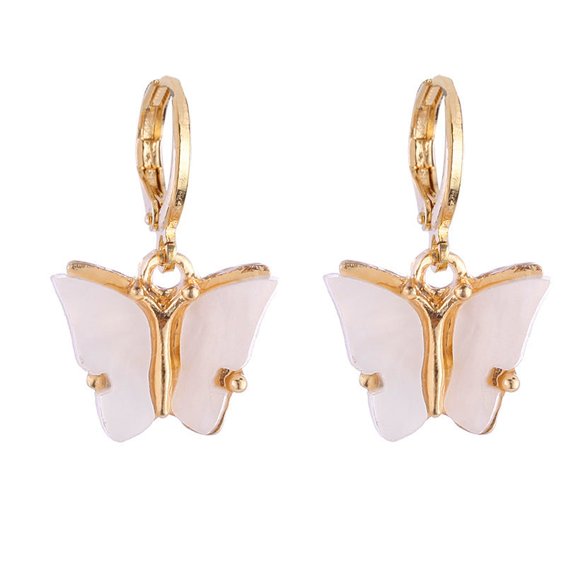 Coeur — Enamel Heart Stud Earrings