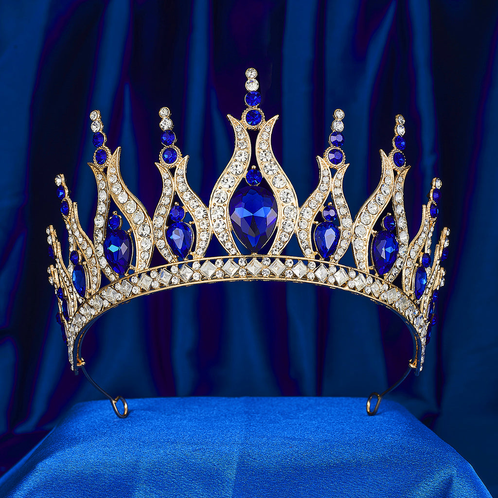 Crystal Bridal Crown — Wedding & Ball Gown Headpiece