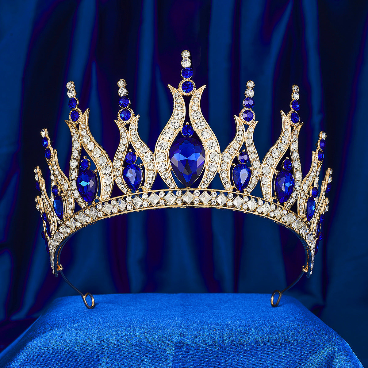 Crystal Bridal Crown — Wedding & Ball Gown Headpiece