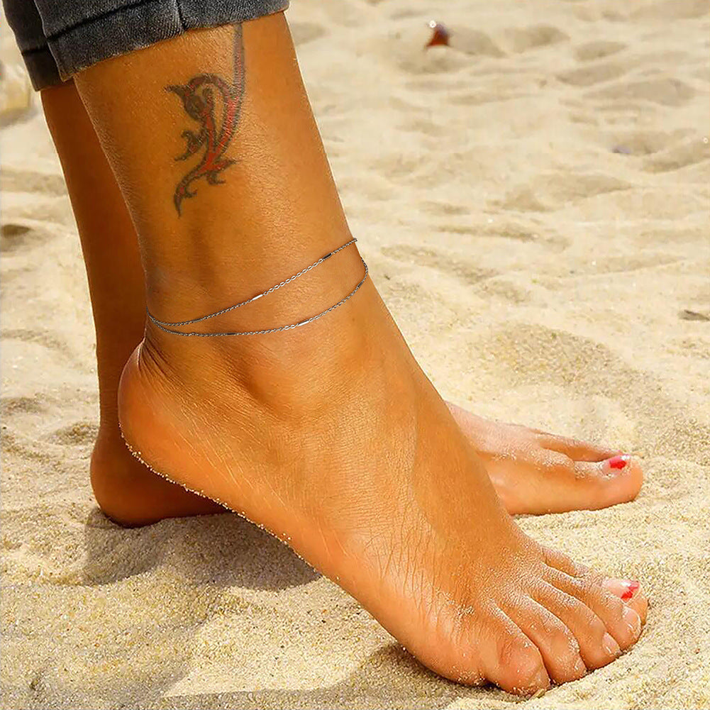 Scintille — 925 Sterling Silver Anklet