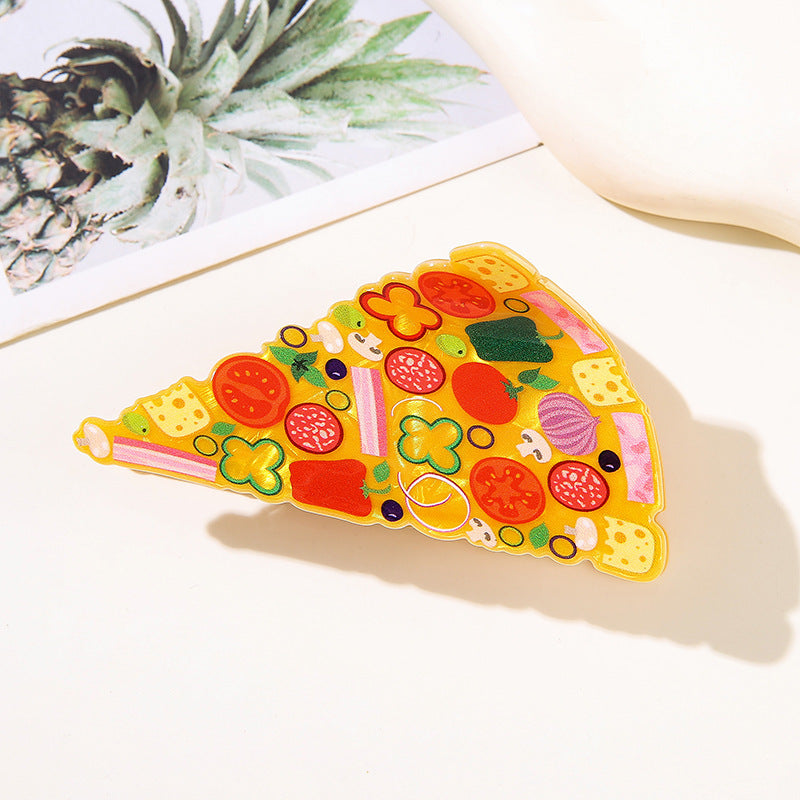 Cute Food Hair Clips | Luxury Novelty Accessories | Coffee, Pizza & More