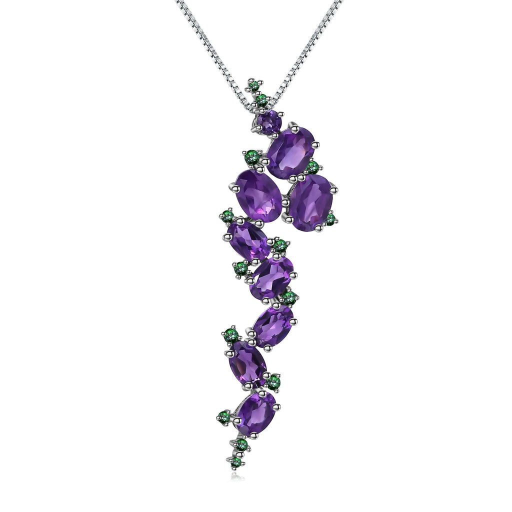 Améthyste — 925 Sterling Silver Amethyst Necklace