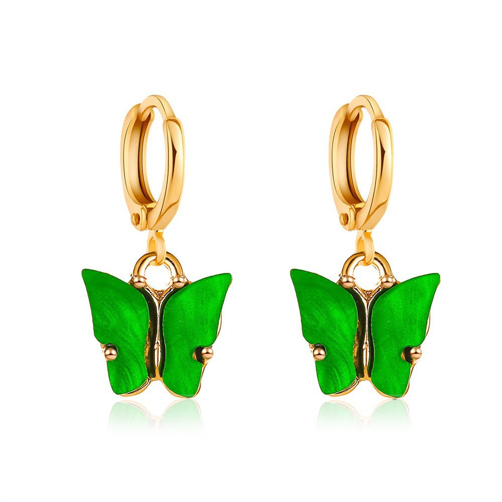 Coeur — Enamel Heart Stud Earrings