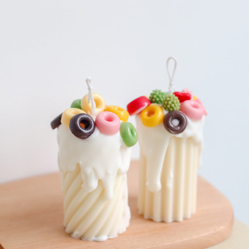 Acrylic Candle DIY Mould — Textured Design for Handmade Candles