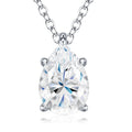 La Poire – Pear-Cut Morganite Pendant Necklace | Gold-Plated Sterling Silver