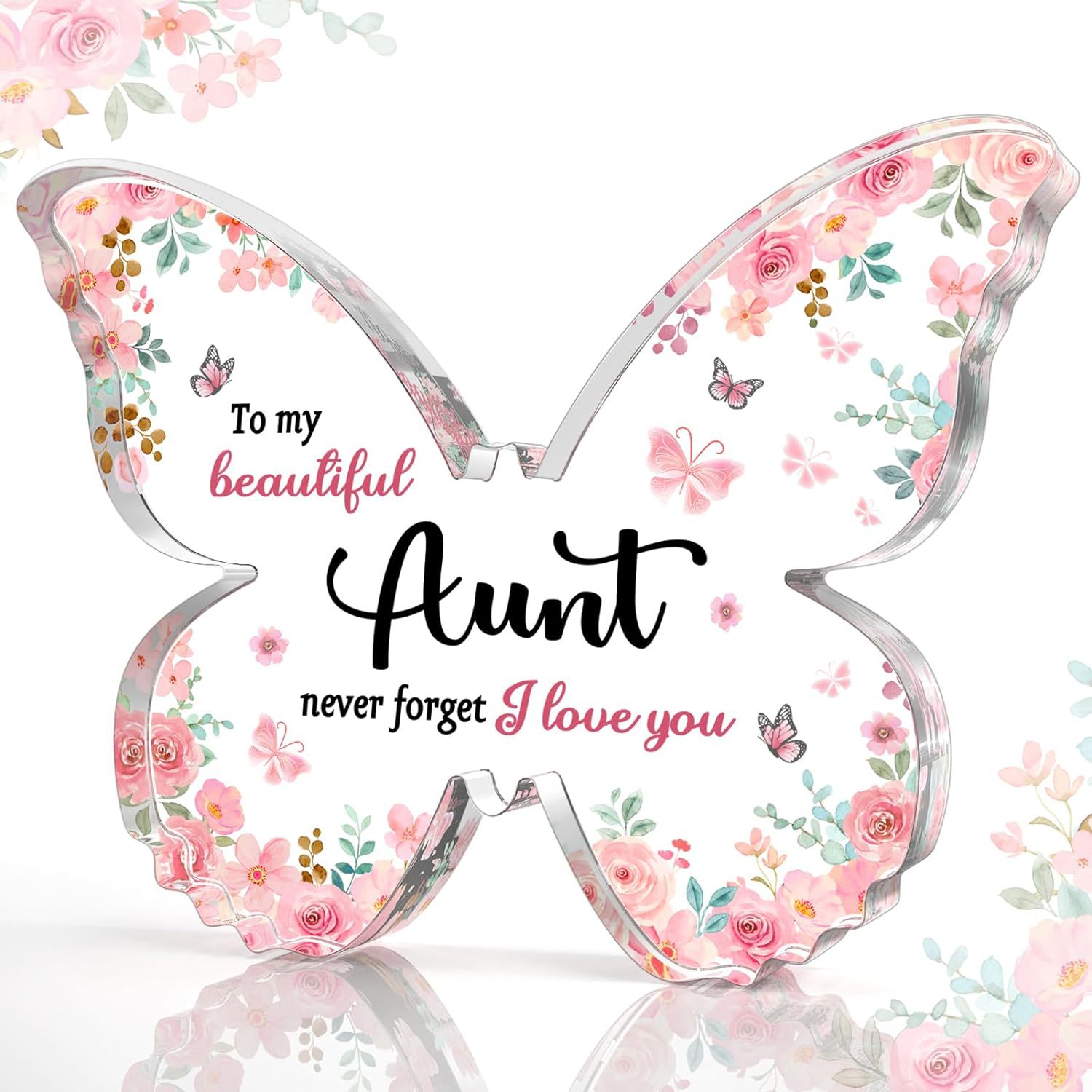 Butterfly Acrylic Keepsake — Personalised Gift for Her