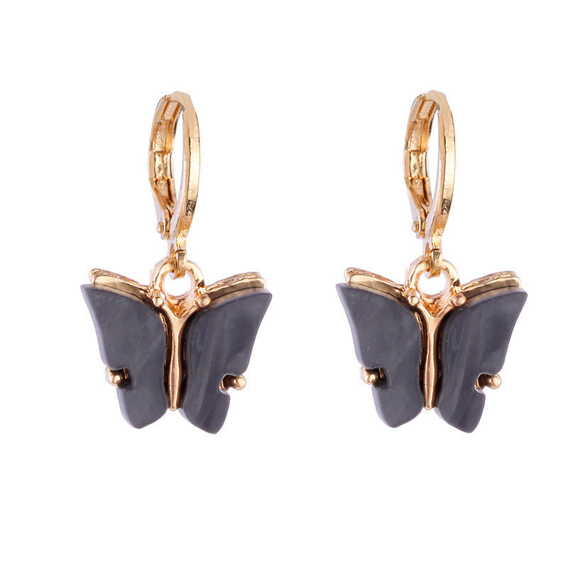 Coeur — Enamel Heart Stud Earrings