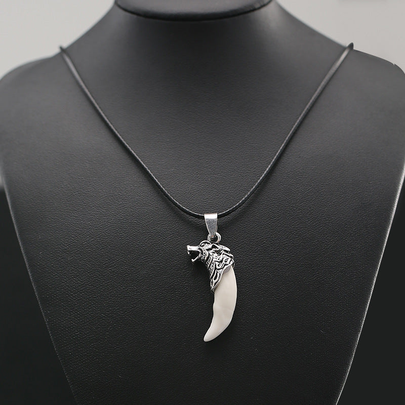 Korean Vintage Spike Men's Necklace | Luxury Alloy Jewelry