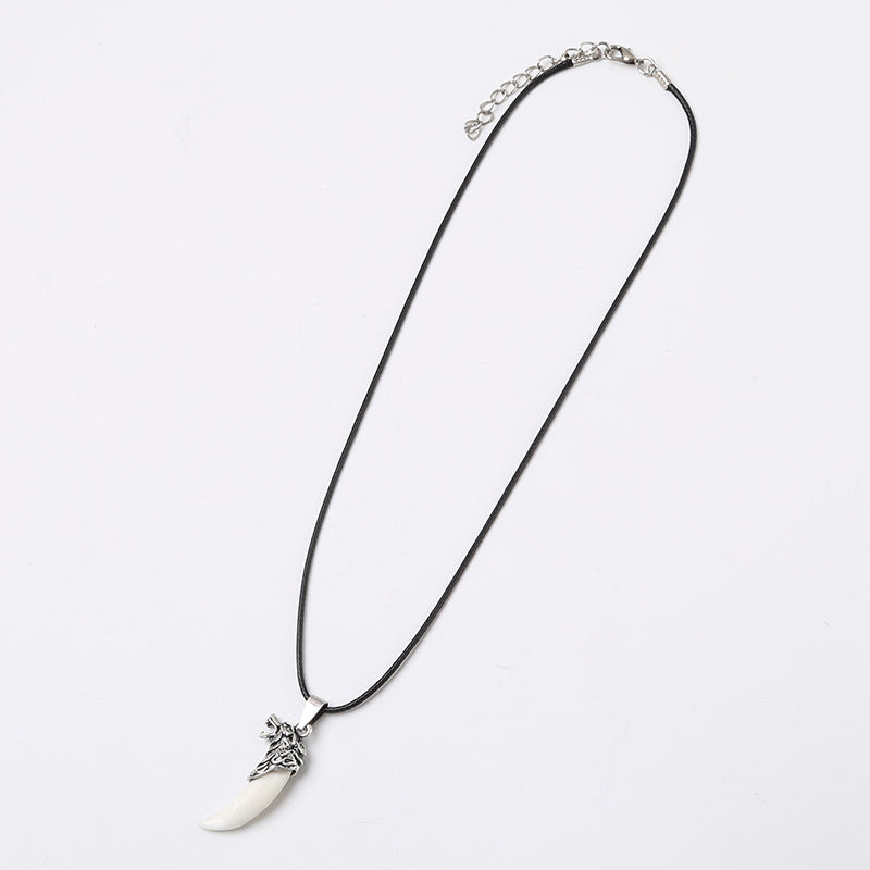 Korean Vintage Spike Men's Necklace | Luxury Alloy Jewelry