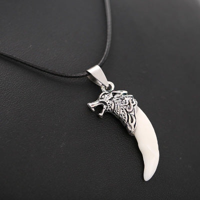 Korean Vintage Spike Men's Necklace | Luxury Alloy Jewelry