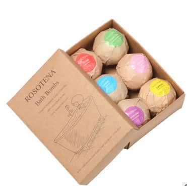 Organic Bath Bombs Gift Set — 6 Luxury Scents