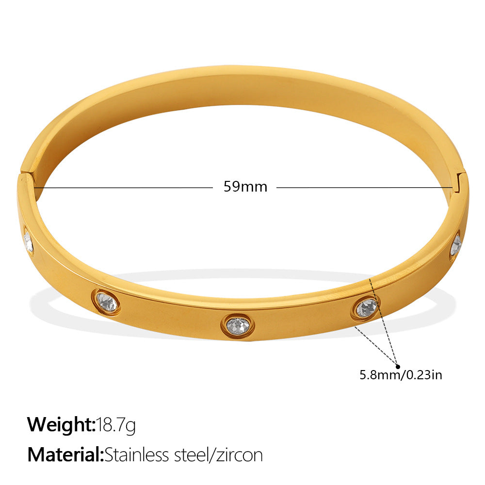 Oeil — Vintage Diamond Eye Bracelet