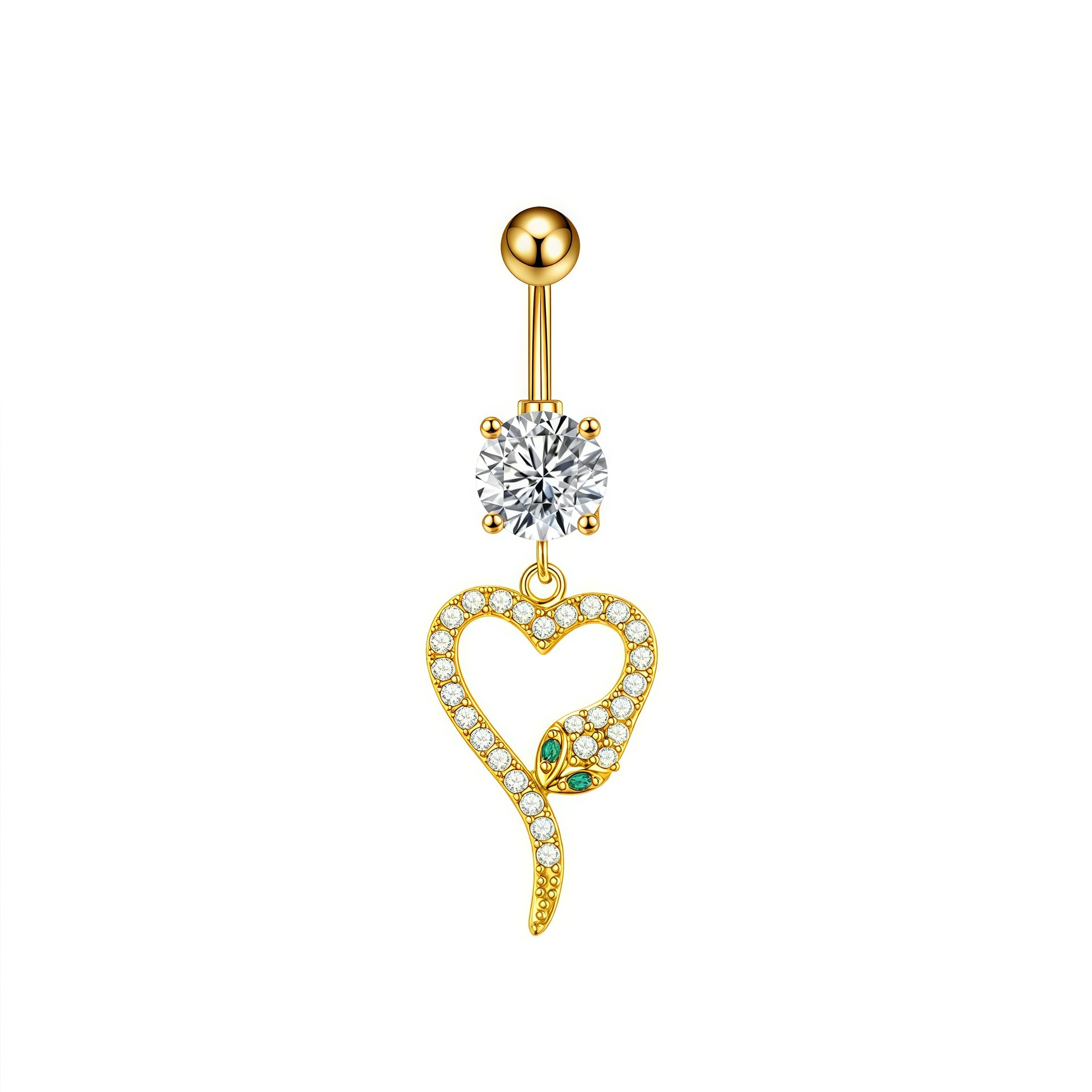 Zircon Butterfly Belly Button Ring — 60 Designs