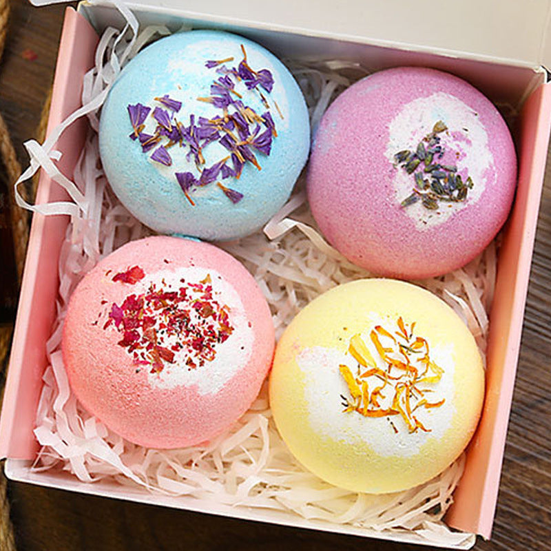 Colour Burst Bath Bomb Sphere — Essential Oil Gift Collection