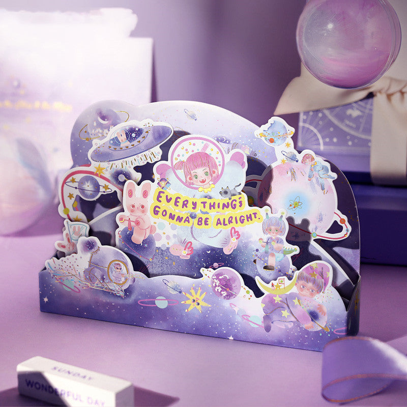 Artisan Folding Greeting Cards — Whimsical Illustrated Designs