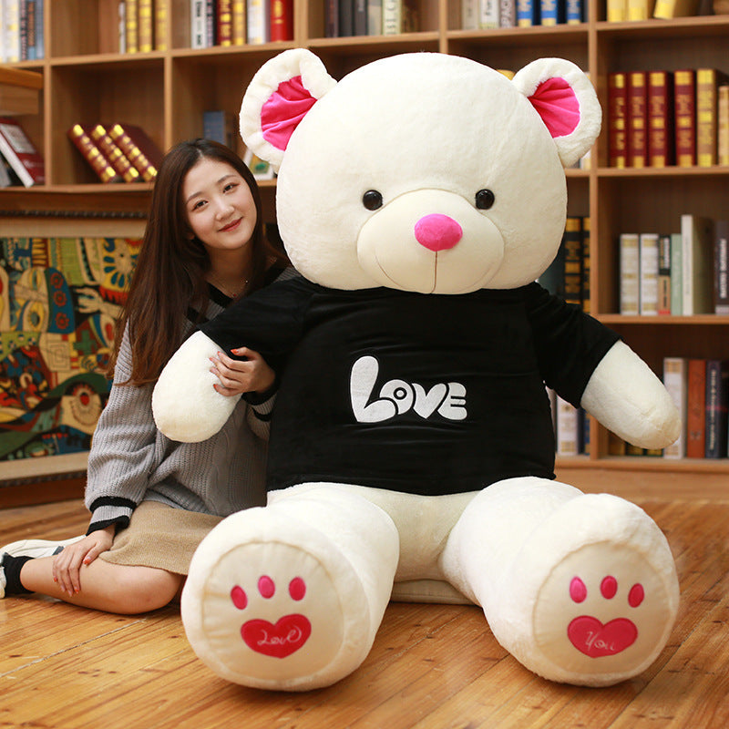 The Ribbon Hug Bear — Luxury Plush Teddy Collection