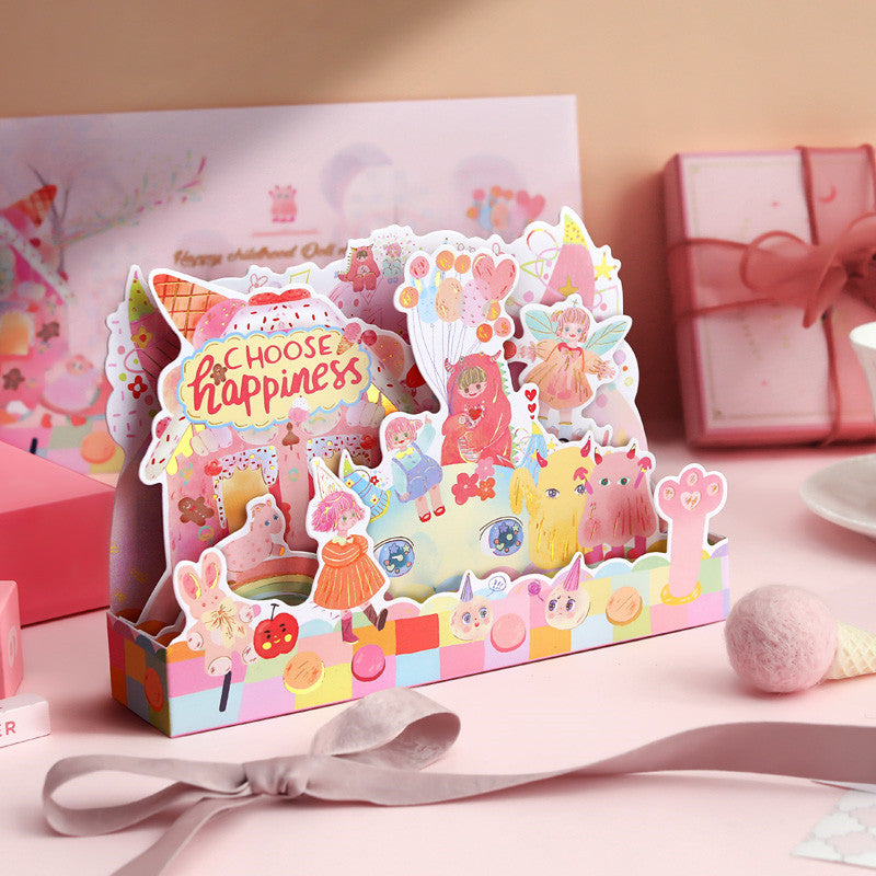 Artisan Folding Greeting Cards — Whimsical Illustrated Designs